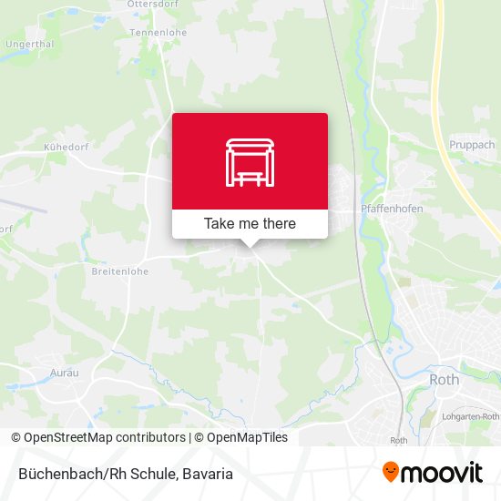 Büchenbach/Rh Schule map