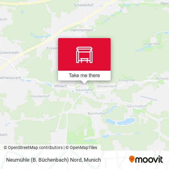 Neumühle (B. Büchenbach) Nord map