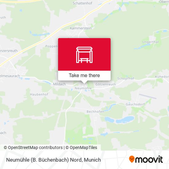 Neumühle (B. Büchenbach) Nord map