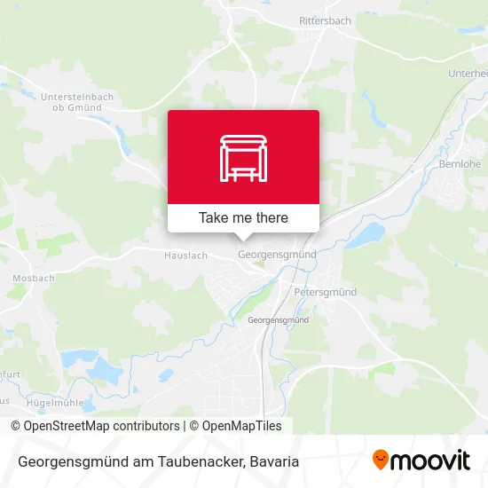 Georgensgmünd am Taubenacker map