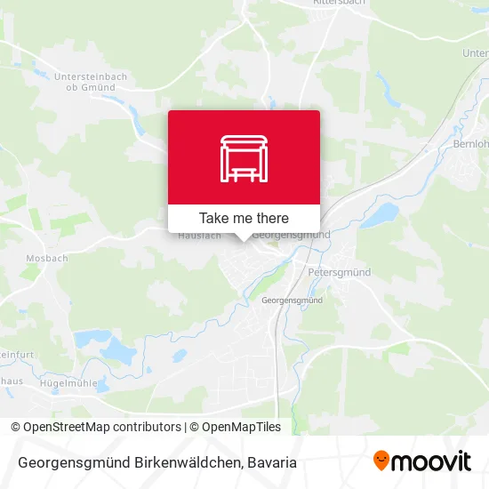 Карта Georgensgmünd Birkenwäldchen