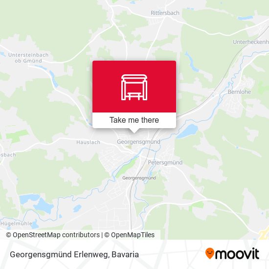 Georgensgmünd Erlenweg map
