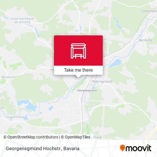 Georgensgmünd Hochstr. map