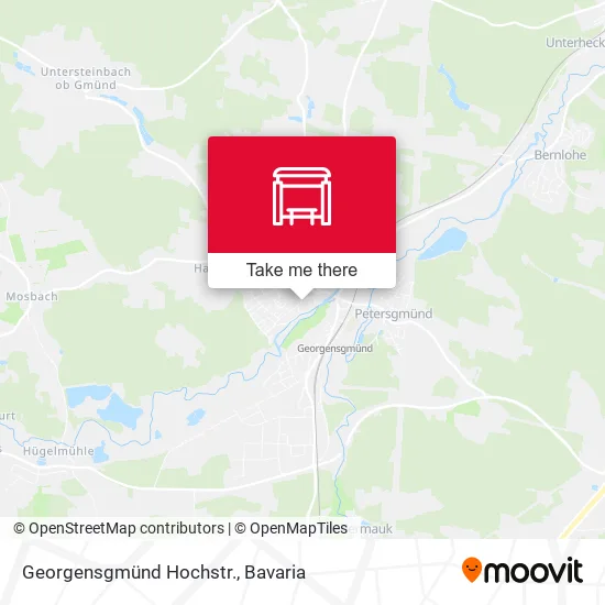 Карта Georgensgmünd Hochstr.