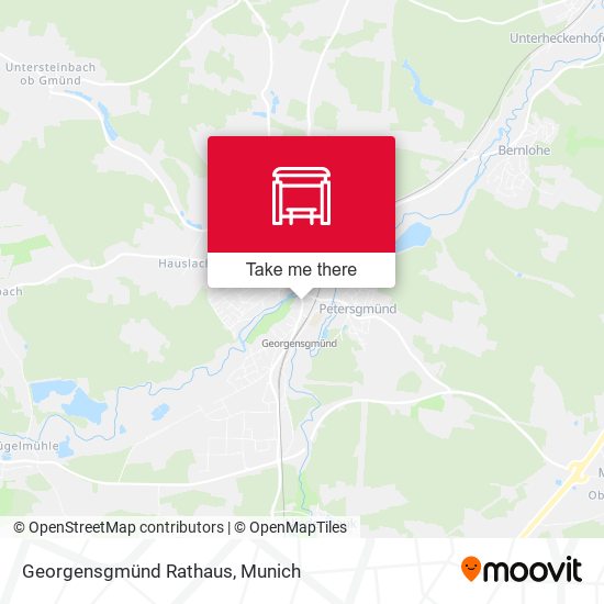 Georgensgmünd Rathaus map