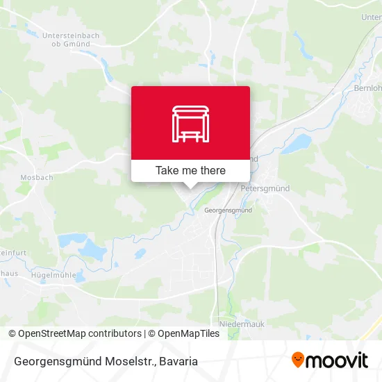 Карта Georgensgmünd Moselstr.