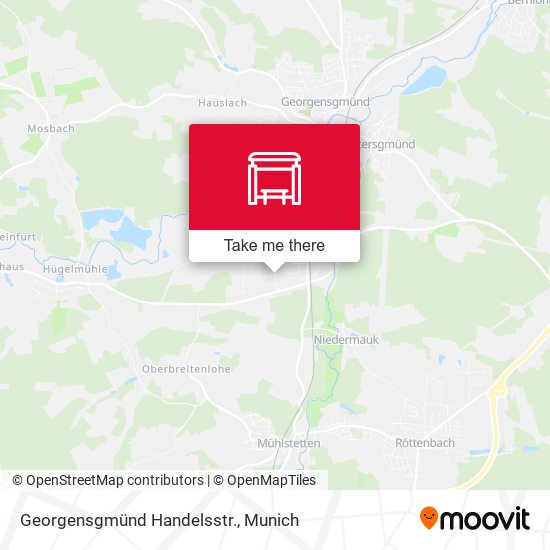 Georgensgmünd Handelsstr. map