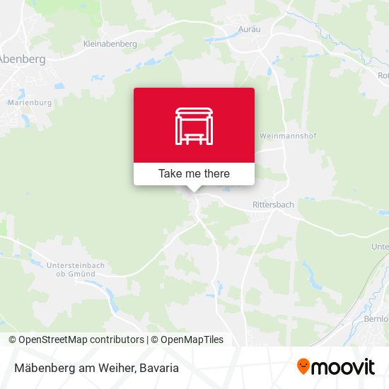 Mäbenberg am Weiher map