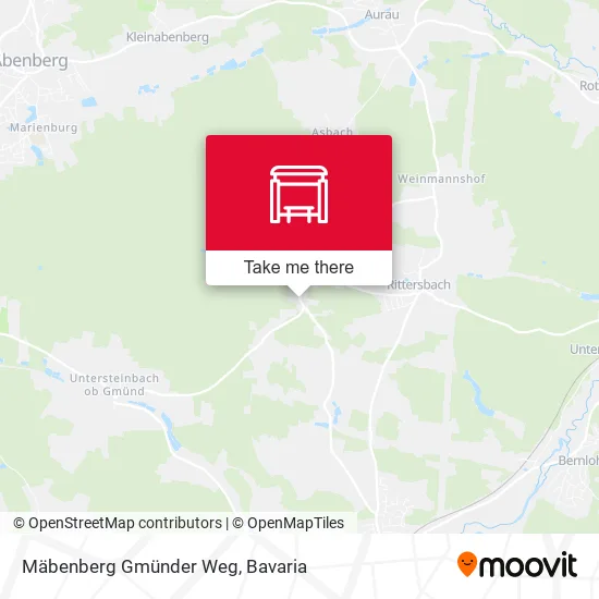 Карта Mäbenberg Gmünder Weg