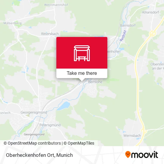 Карта Oberheckenhofen Ort