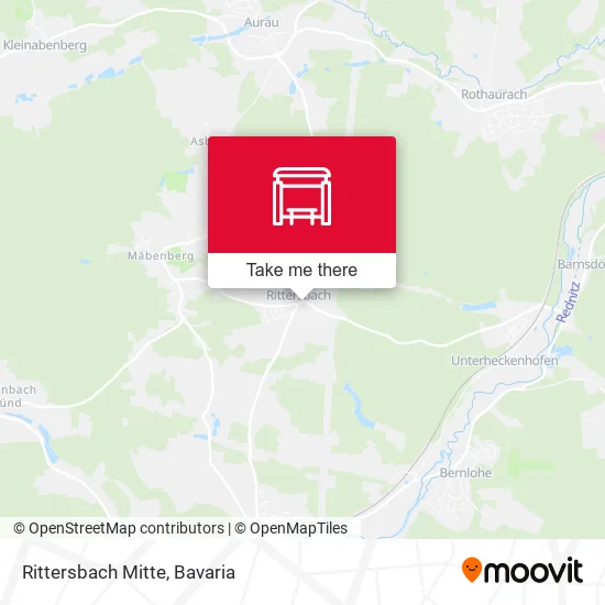 Карта Rittersbach Mitte