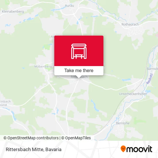 Карта Rittersbach Mitte