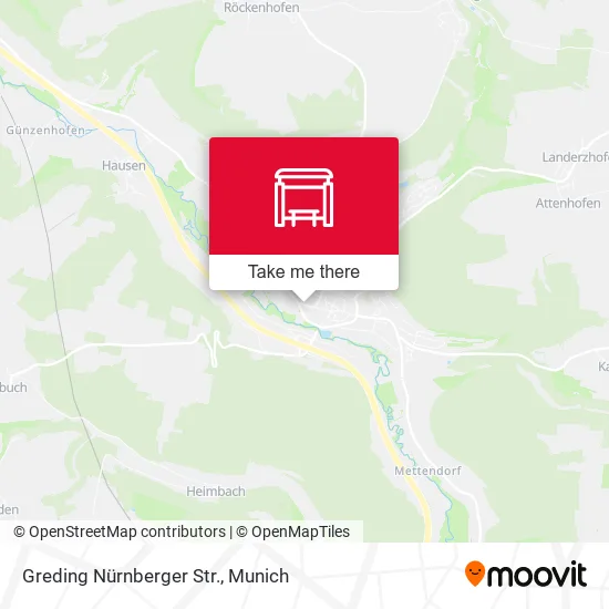 Карта Greding Nürnberger Str.