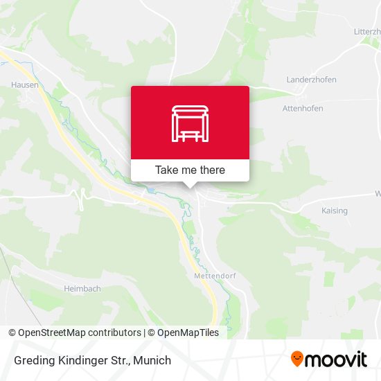Карта Greding Kindinger Str.