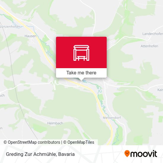 Greding Zur Achmühle map