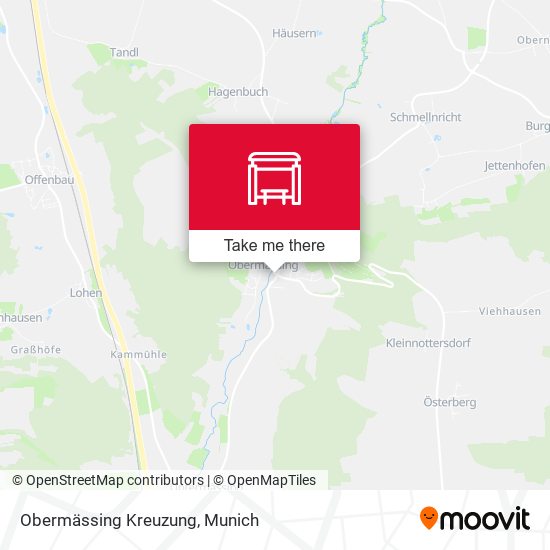 Obermässing Kreuzung map