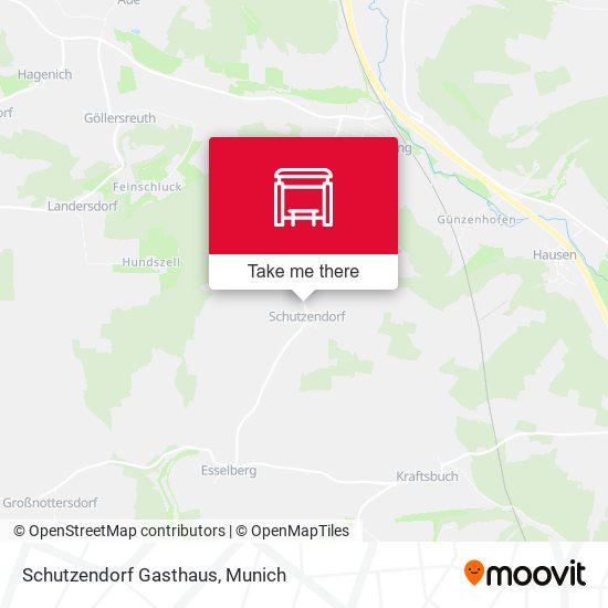 Schutzendorf Gasthaus map