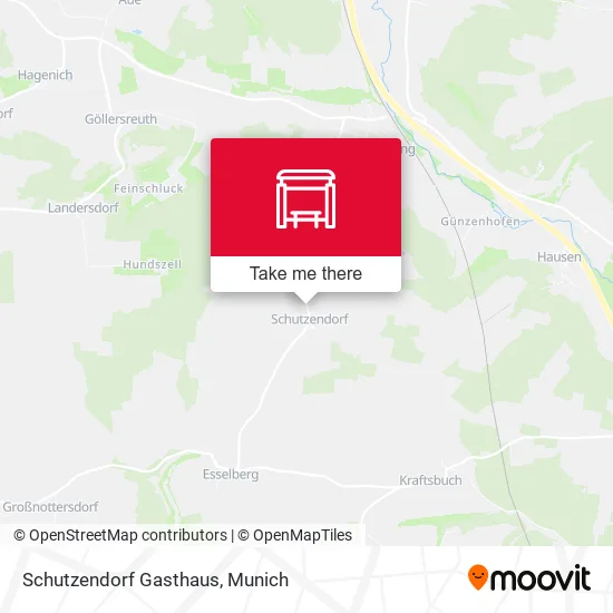 Карта Schutzendorf Gasthaus
