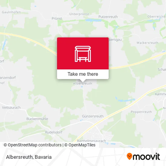 Albersreuth map
