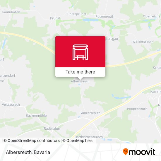 Карта Albersreuth