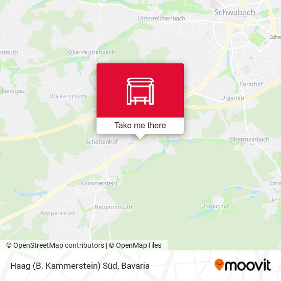 Haag (B. Kammerstein) Süd map