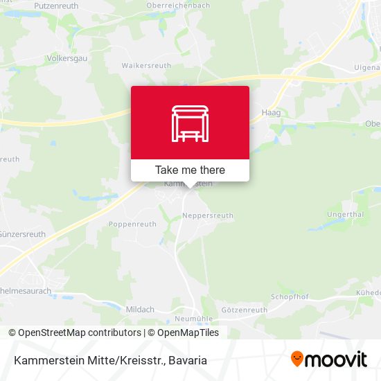 Kammerstein Mitte/Kreisstr. map
