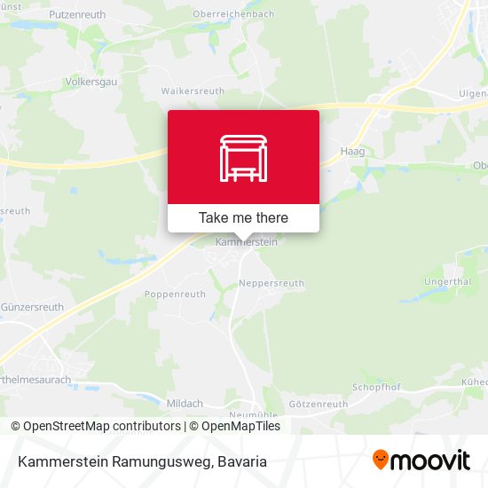 Kammerstein Ramungusweg map