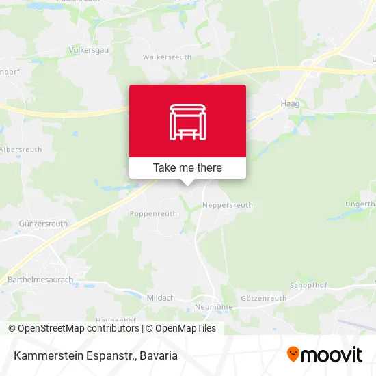 Карта Kammerstein Espanstr.