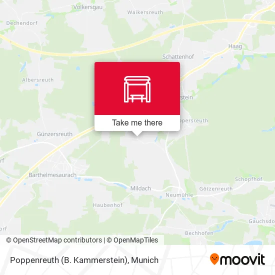 Карта Poppenreuth (B. Kammerstein)