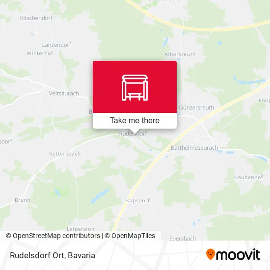 Карта Rudelsdorf Ort