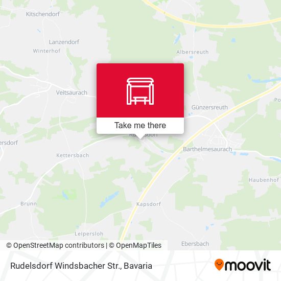 Rudelsdorf Windsbacher Str. map