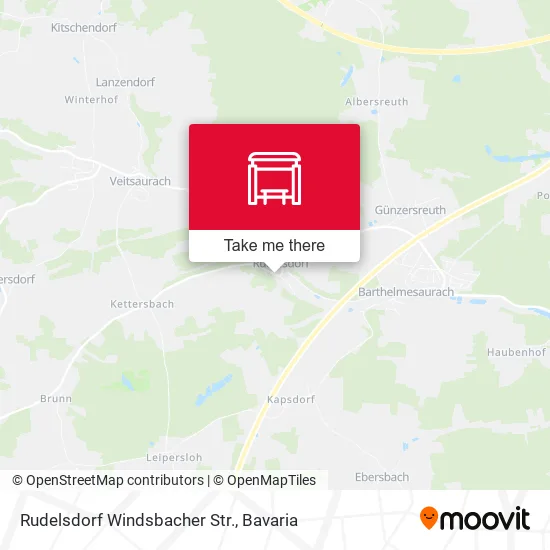 Карта Rudelsdorf Windsbacher Str.