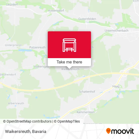 Карта Waikersreuth