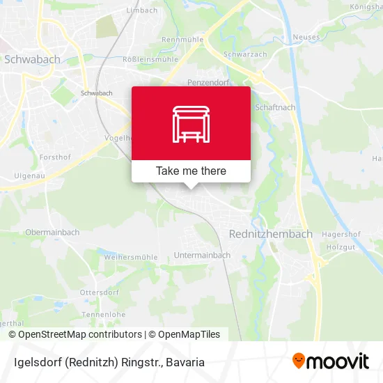 Карта Igelsdorf (Rednitzh) Ringstr.