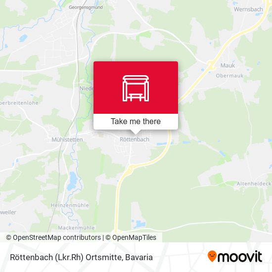 Röttenbach (Lkr.Rh) Ortsmitte map