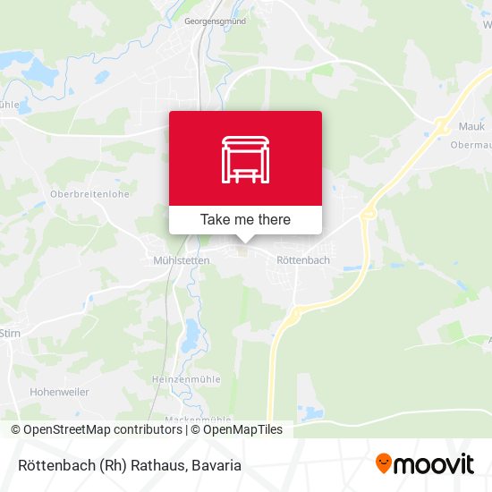Röttenbach (Rh) Rathaus map