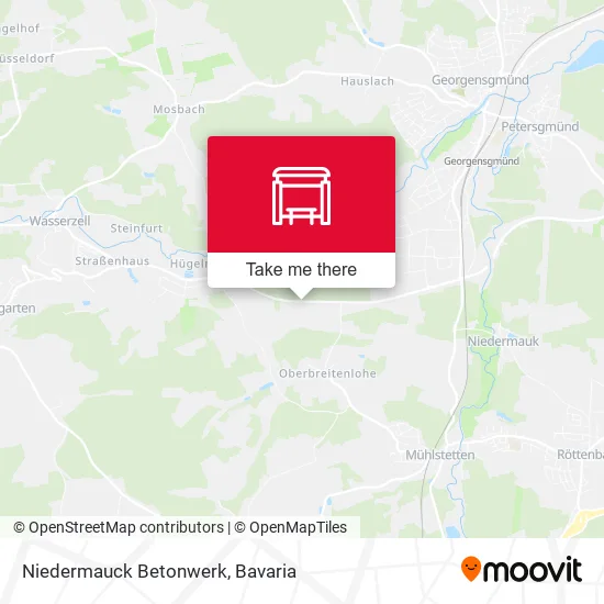Карта Niedermauck Betonwerk