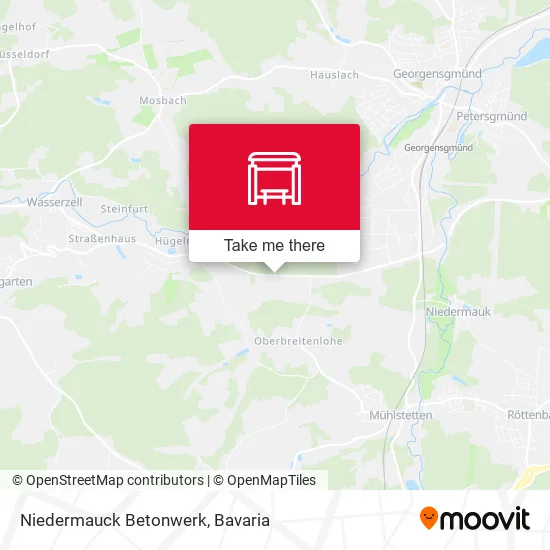 Карта Niedermauck Betonwerk