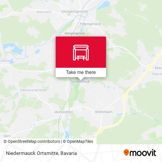 Карта Niedermauck Ortsmitte