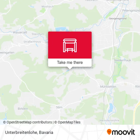 Карта Unterbreitenlohe