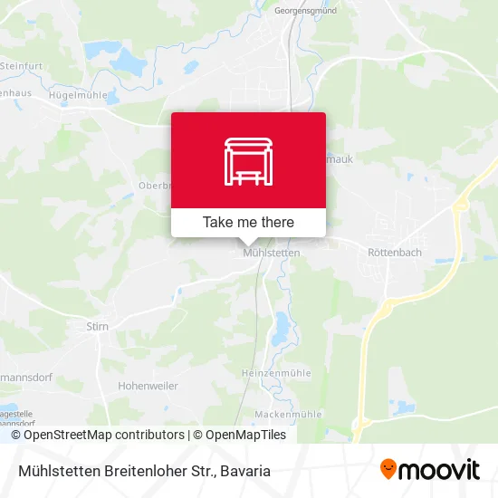 Карта Mühlstetten Breitenloher Str.