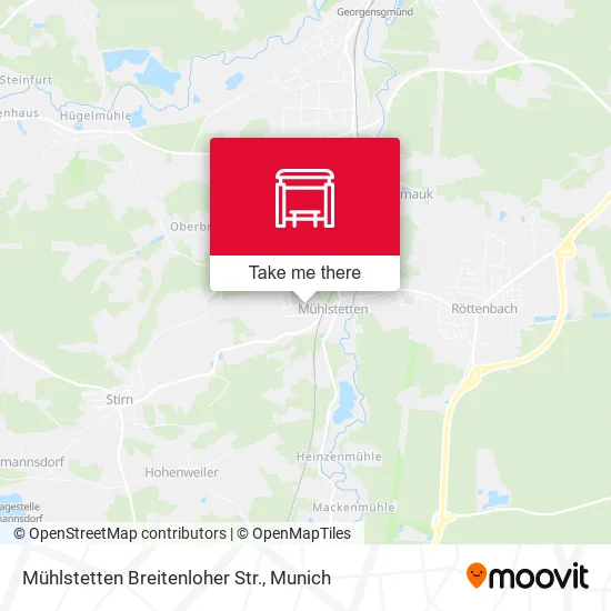 Карта Mühlstetten Breitenloher Str.