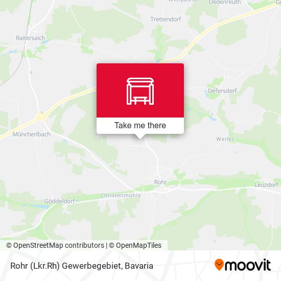 Rohr (Lkr.Rh) Gewerbegebiet map
