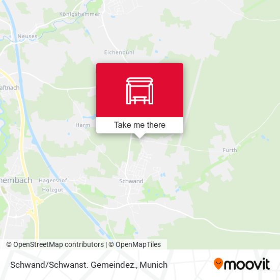 Schwand/Schwanst. Gemeindez. map