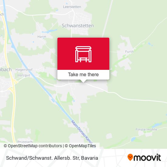 Schwand/Schwanst. Allersb. Str map