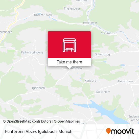 Fünfbronn Abzw. Igelsbach map