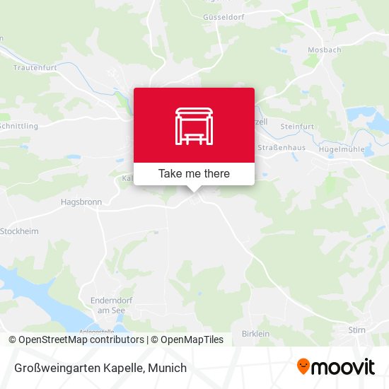 Großweingarten Kapelle map