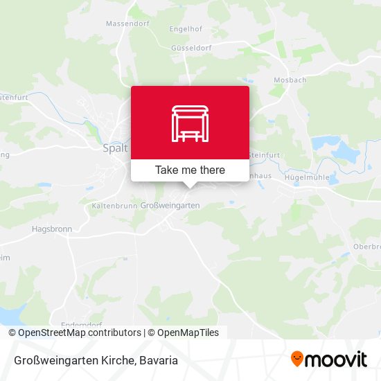Großweingarten Kirche map
