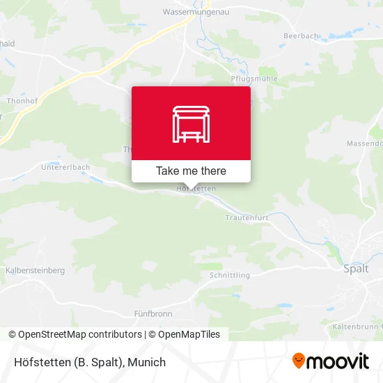 Карта Höfstetten (B. Spalt)