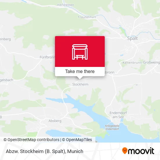Карта Abzw. Stockheim (B. Spalt)